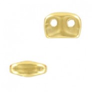 Cymbal ™ DQ metal bead substitute Vitali for SuperDuo beads - Gold